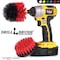 Drill Brush Power Scrubber By Useful Products 5 in W 5 in L Brush, Red R-S-4O-QC-DB - alternate 3